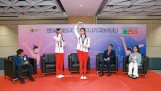 Olympic gold medallists meet with EdUHK community